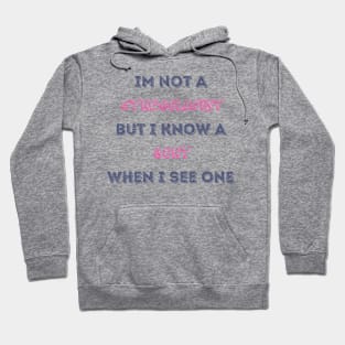 Im Not A Gynecologist But I know A Cunt When I See One Hoodie